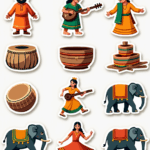 Culture India - Sticker Sheet v17